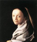 Jan Vermeer Portrait of a Young Woman oil painting
